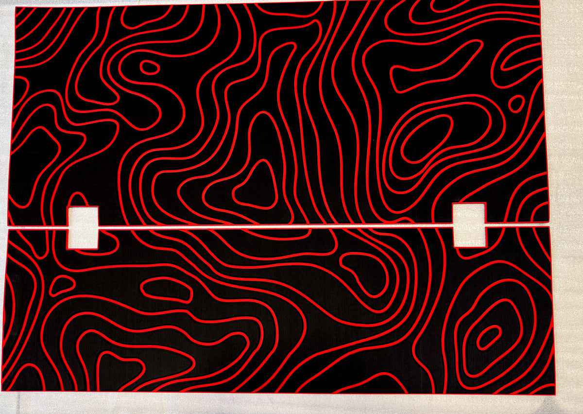 Diabolical Inc marine deck foam pad, topography pattern