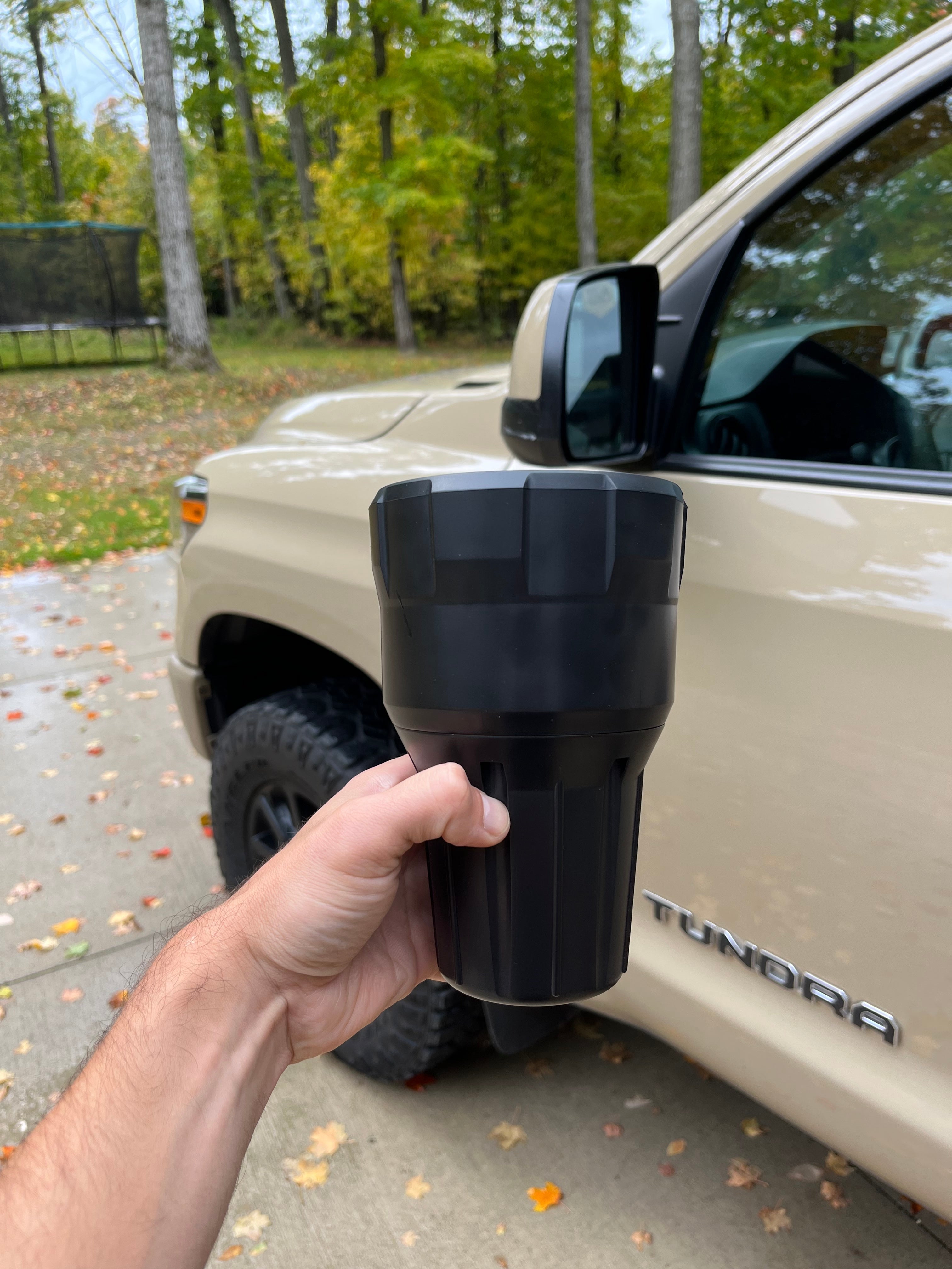 Oversize Cup Holder (2014-2021 Tundra) - LUNAR ROCK