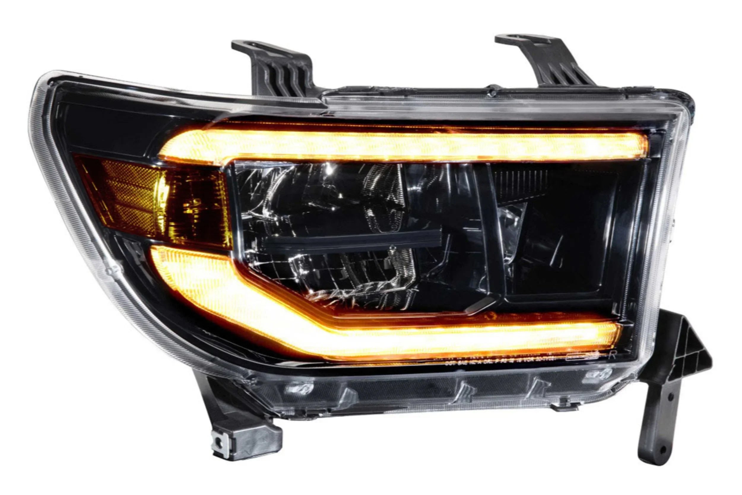 Toyota Tundra 2007-2013 XB LED headlight with amber LED DRL strip
