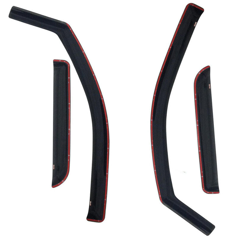 Westin Wade In-Channel Wind Deflectors, 4-Piece, Extended Cab, fits Chevy Silverado 1500