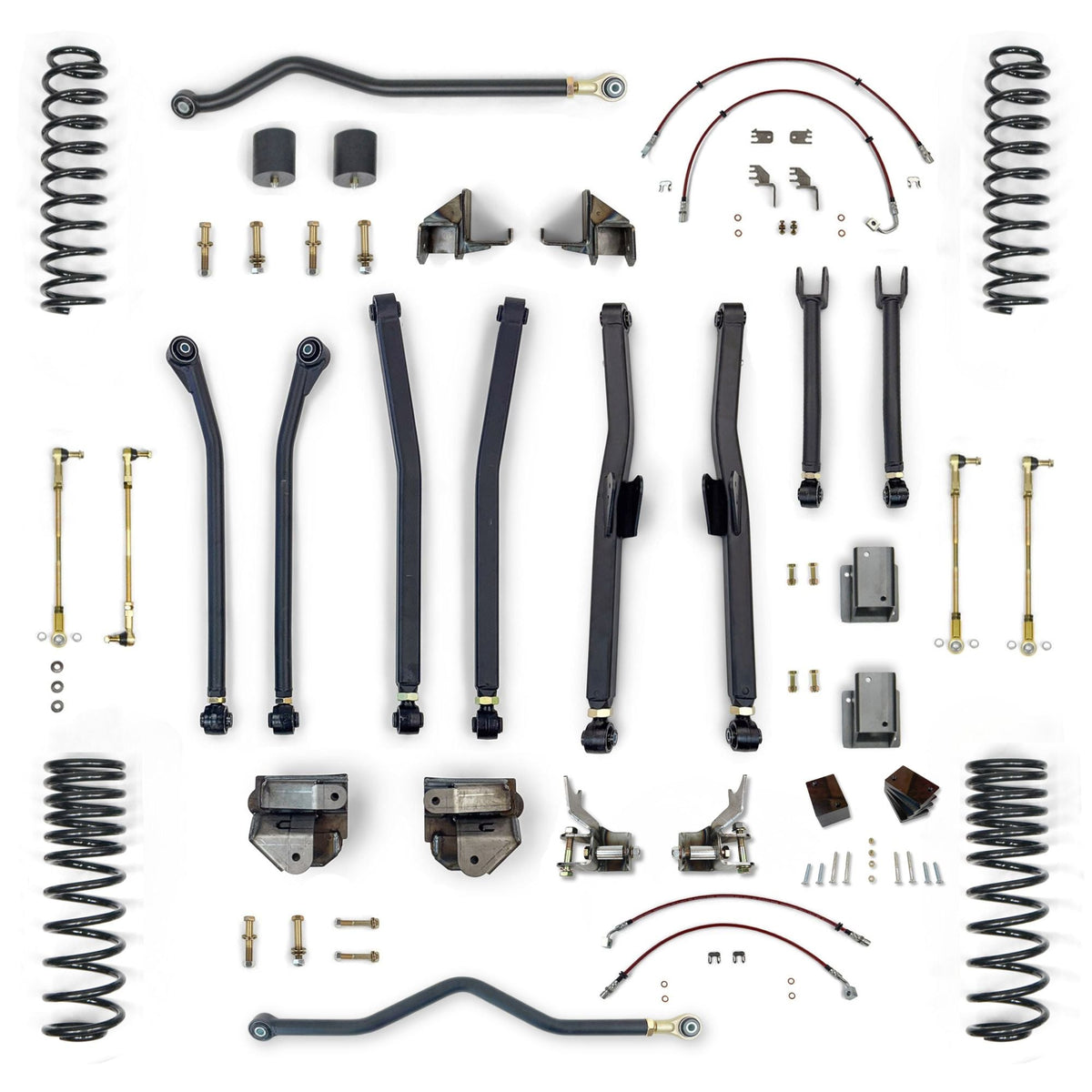 Clayton Off Road Overland+ 4.5-inch long arm lift kit for 2020+ Jeep Gladiator JT