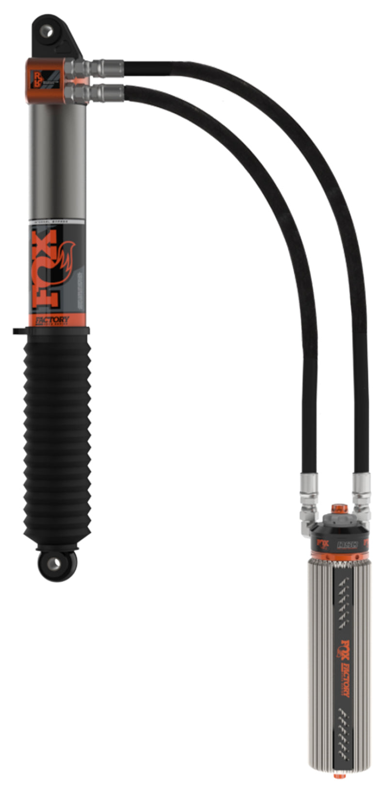 FOX 3.0 Factory Race Internal Bypass Rear Reservoir Shocks (2-3 in. Lift), fits Chevy Silverado 1500