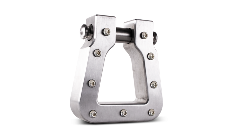 Body Armor 4x4 Mega D-Ring, Machined Silver, Single