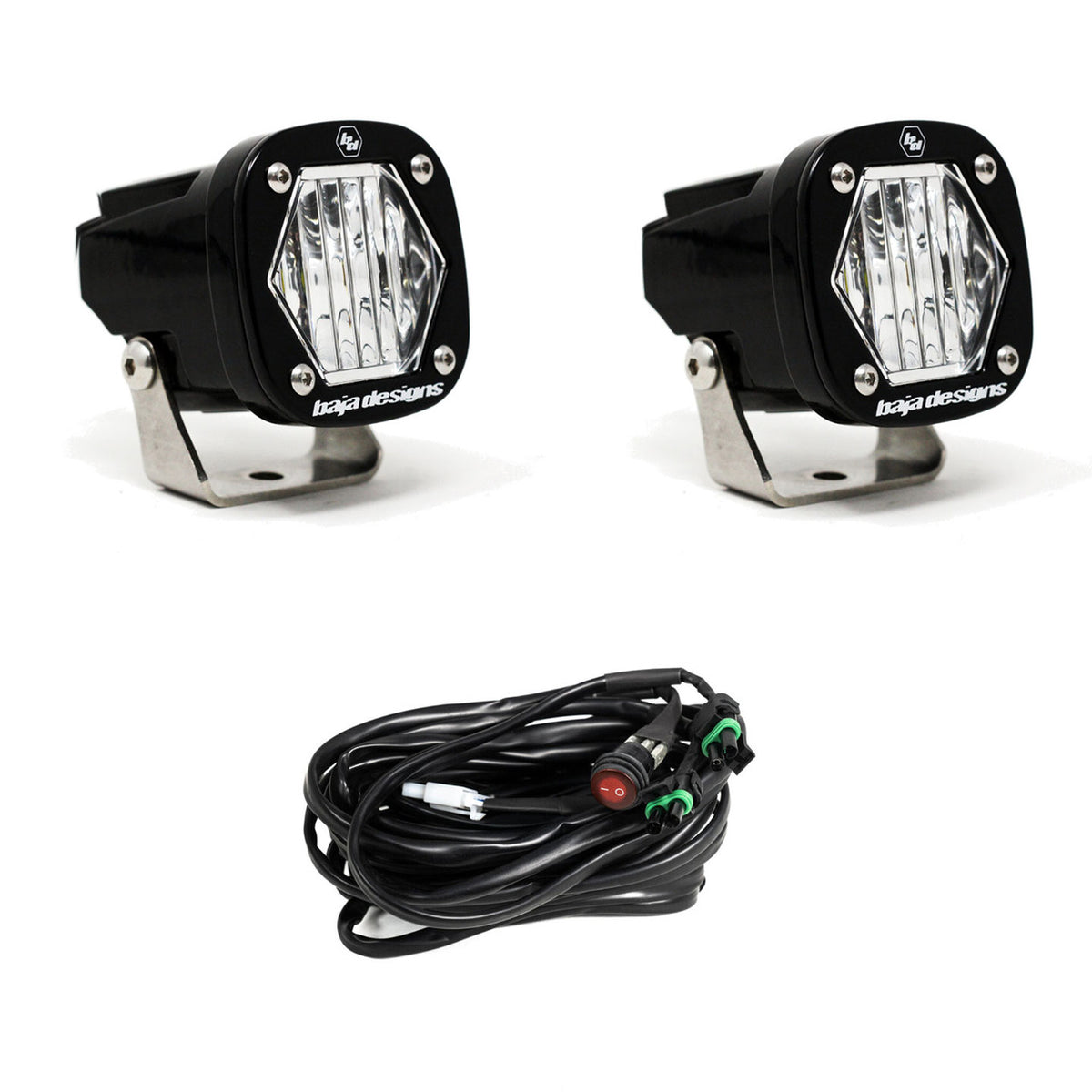 Baja Designs S1 Black LED Auxiliary Light Pod Pair