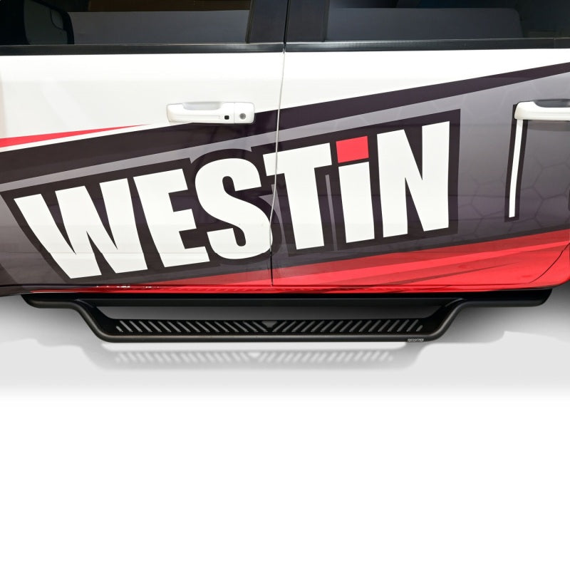 Westin Outlaw Drop Running Boards, Crew Cab, Textured Black, fits Ram 1500