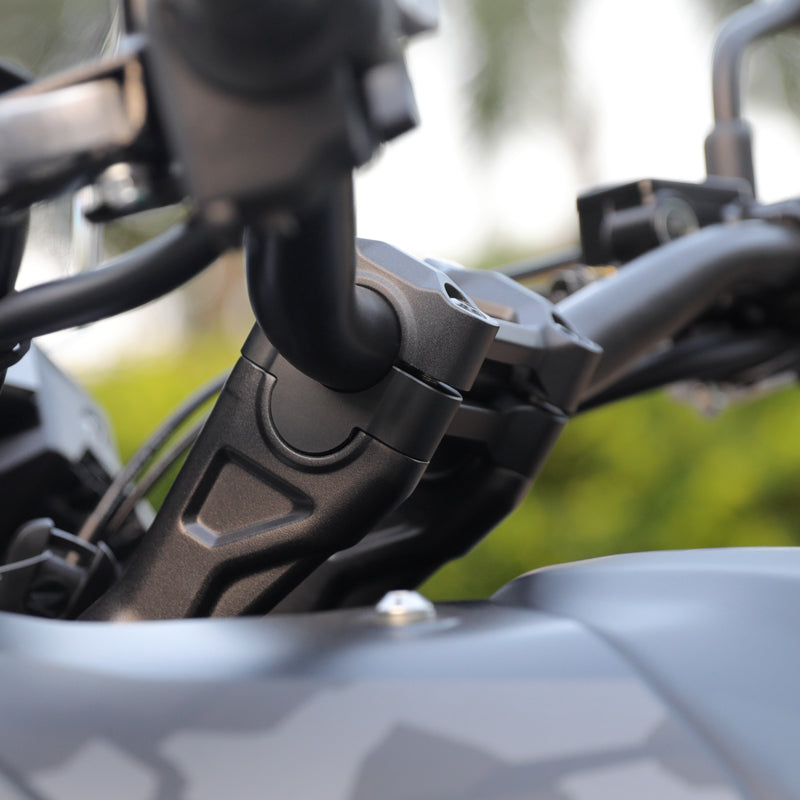 LOBOO Handlebar Risers for Honda CB500X (2019-on) / NX400 (2024-on) – 0.78 in CNC Aluminum Bar Riser Kit, Black Anodized Finish