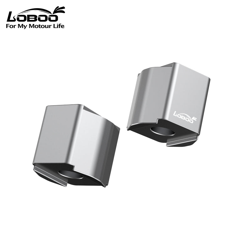 LOBOO Handlebar Risers for KTM 790 / 890 / 390 Adventure (2020-on) – CNC Aluminum 0.75 in Bar Riser Kit, Black or Silver Anodized Finish