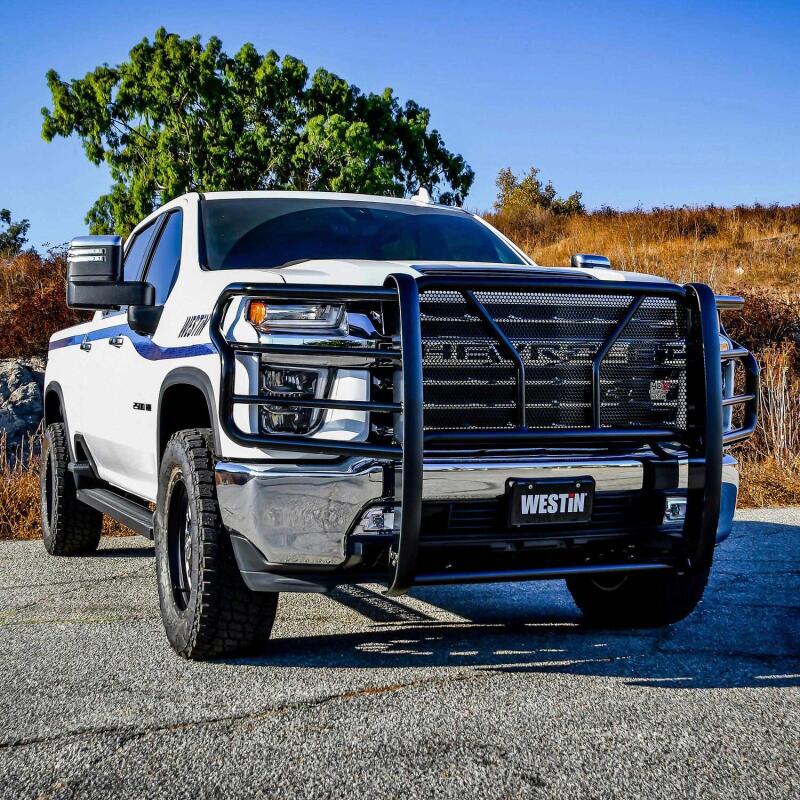 Westin HDX Grille Guard, fits Chevy Silverado HD 2500/3500