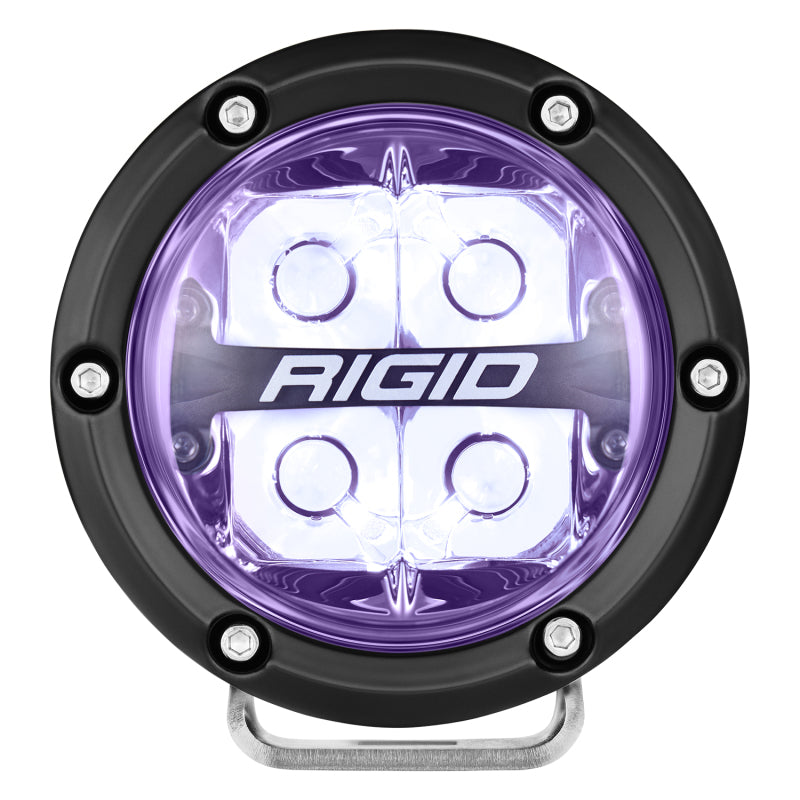 RIGID 360-Series 4 in. LED Pod Pair, Spot, RGBW Backlight