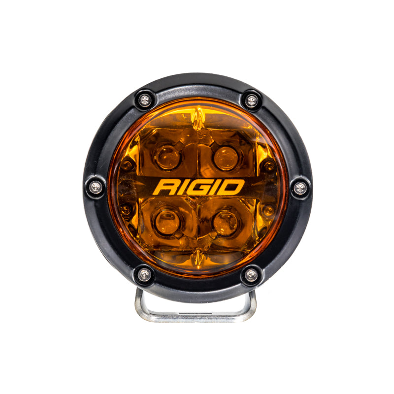 RIGID 360-Series 4 in. LED Pod Pair, Spot, Amber PRO Lens