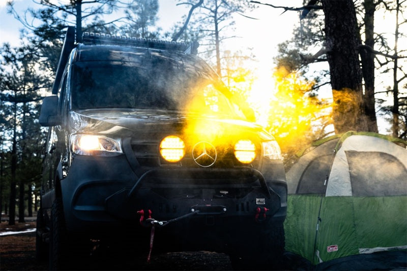 RIGID 360-Series 9 in. LED Off-Road Light, Spot, Amber Lens