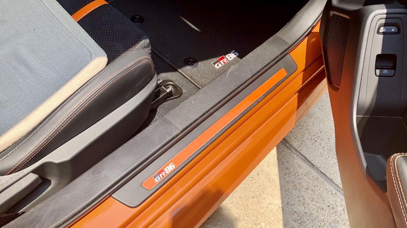 3D Carbon Door Sill Overlay Part 1 (Lower) - 2022+ BRZ / GR86