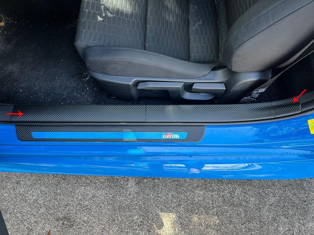 3D Carbon Door Sill Overlay Part 2 (Upper) - 2022 BRZ / GR86