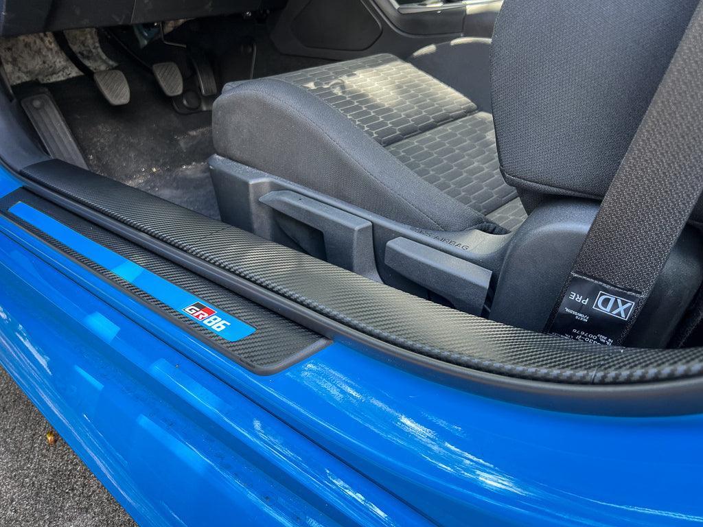 3D Carbon Door Sill Overlay Part 2 (Upper) - 2022 BRZ / GR86