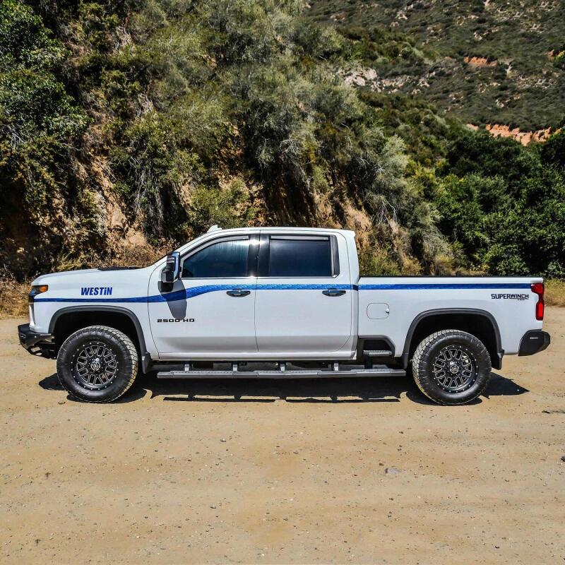 Westin R5 M-Series XD Wheel-to-Wheel Nerf Bars, Crew Cab, 6.5 ft. Bed, Textured Black, fits Chevy Silverado HD 2500/3500