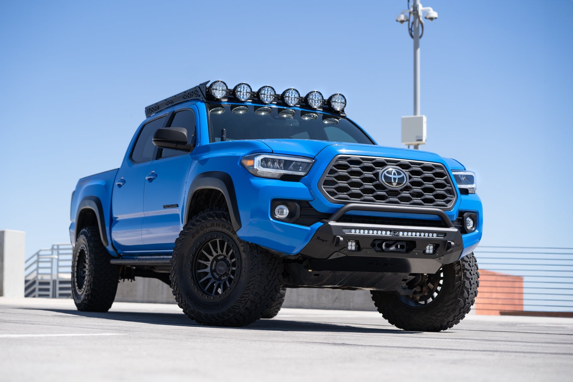 3rd-Gen-Tacoma-Center-Mount-Winch-Front-Bumper-w-Top-Hoop-3 - NVMOS