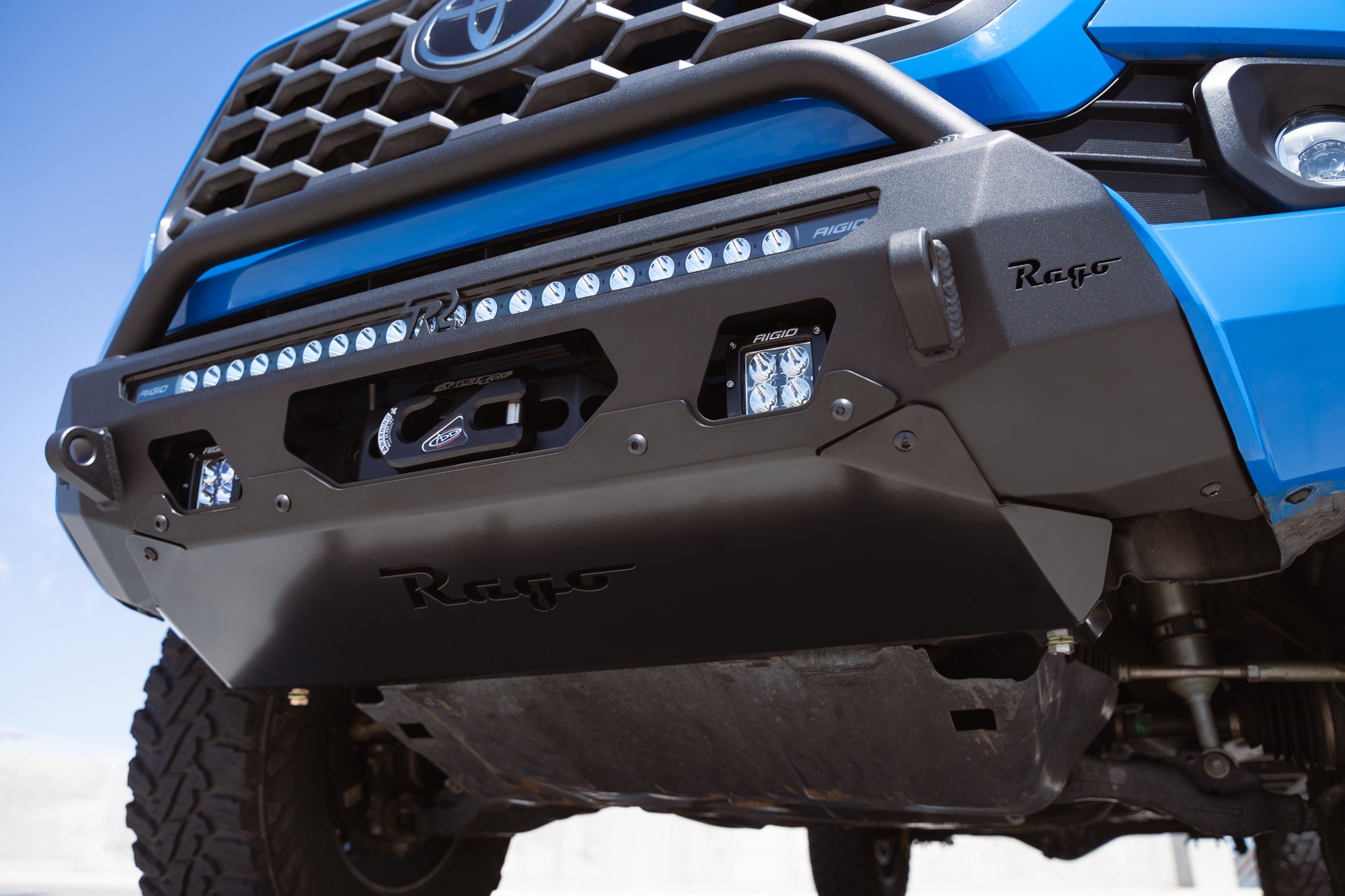 3rd-Gen-Tacoma-Center-Mount-Winch-Front-Bumper-w-Top-Hoop-6 - NVMOS