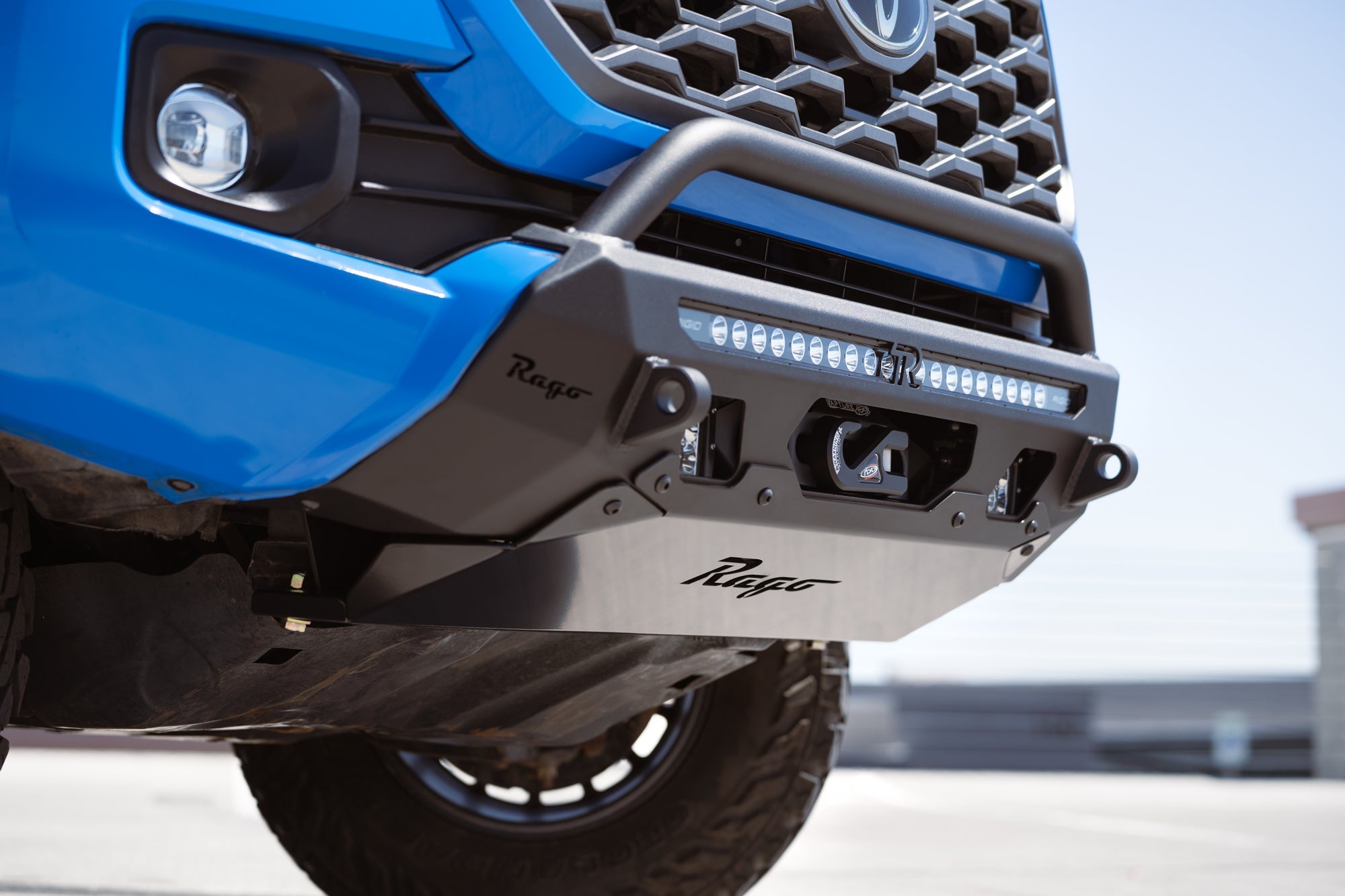 3rd-Gen-Tacoma-Center-Mount-Winch-Front-Bumper-w-Top-Hoop-7 - NVMOS