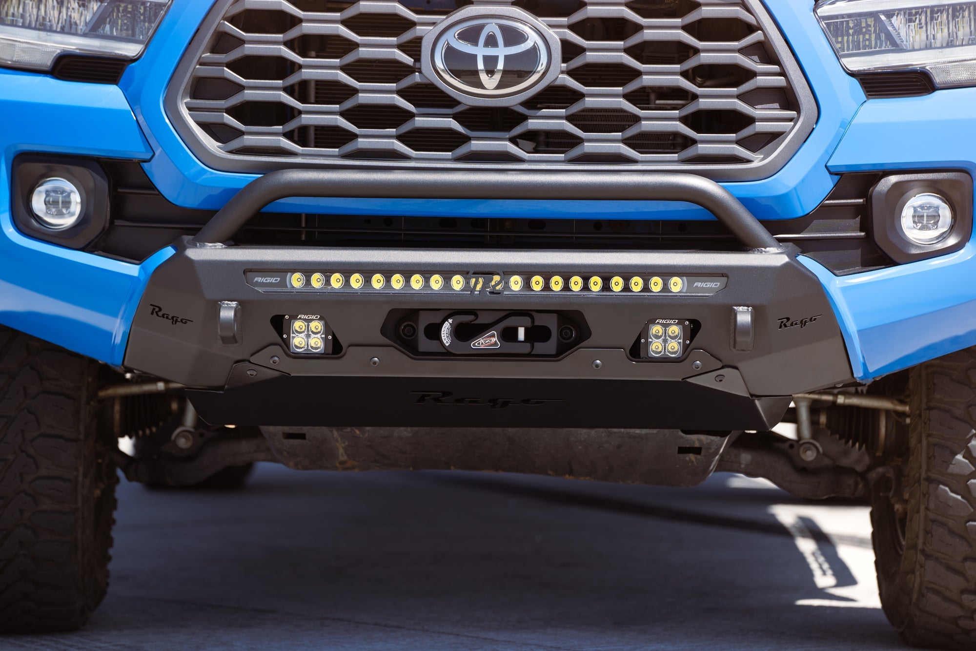 3rd-Gen-Tacoma-Center-Mount-Winch-Front-Bumper-w-Top-Hoop-8 - NVMOS
