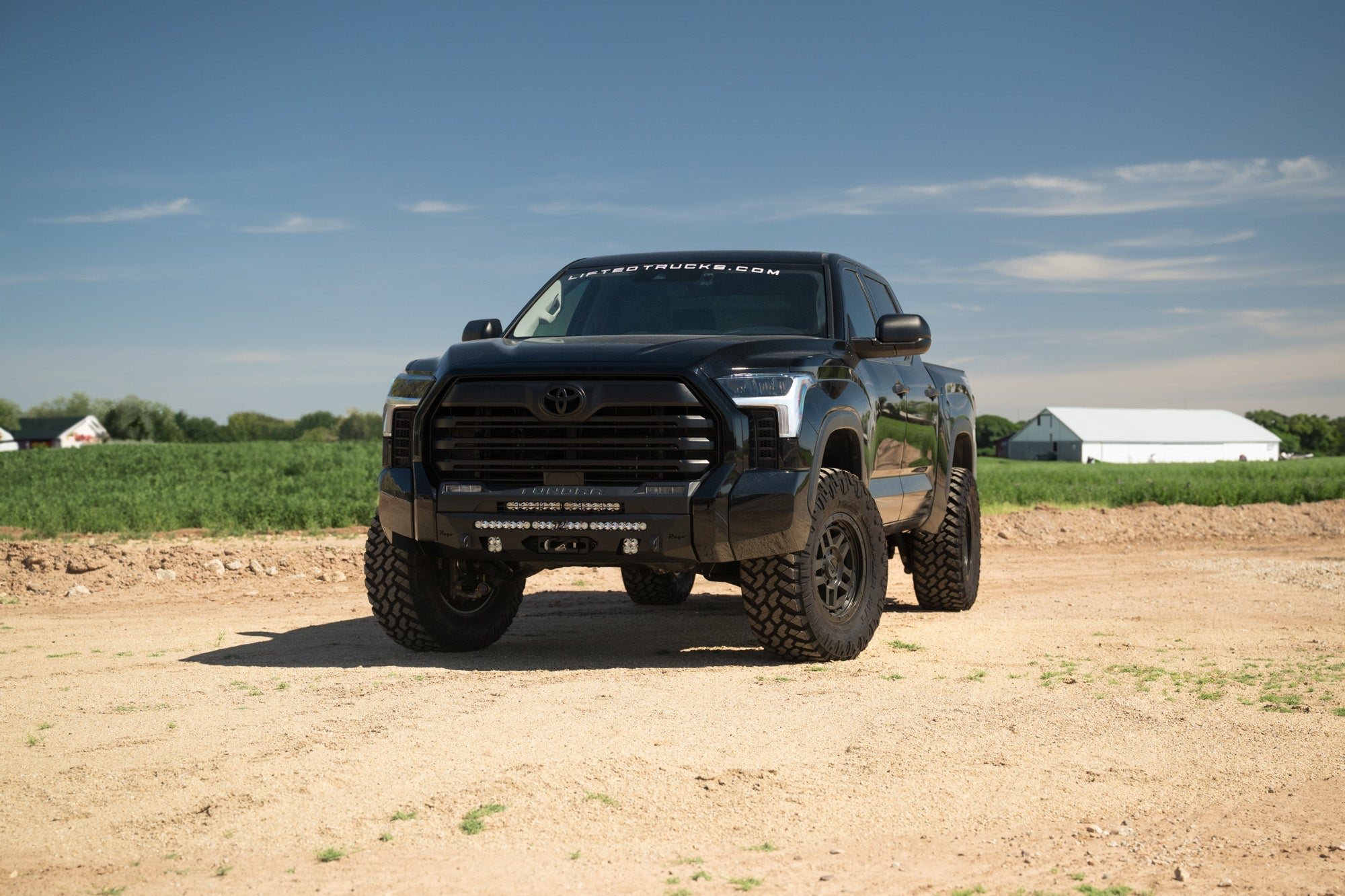 3rd-Gen-Tundra-Center-Mount-Winch-Front-Bumper-Installed-1 - NVMOS