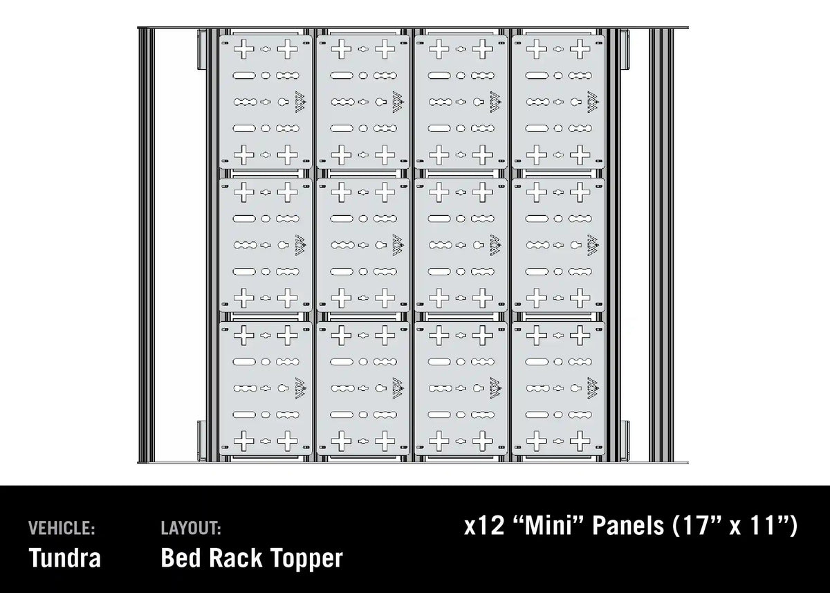 3rd-gen-toyota-tundra-bed-rack-driftr-topper-cargo-carrier-deck-panels - NVMOS