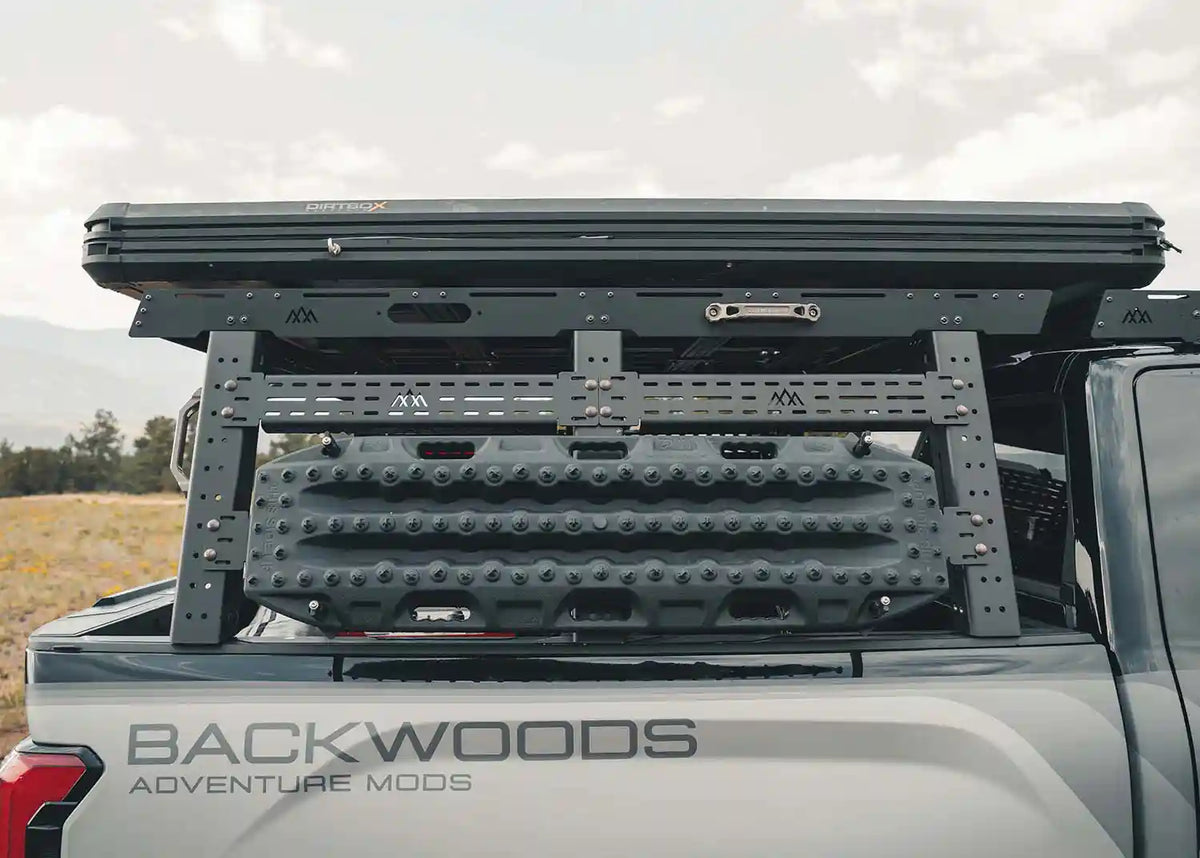3rd-gen-toyota-tundra-bed-rack-driftr-topper-cargo-carrier-installed - NVMOS