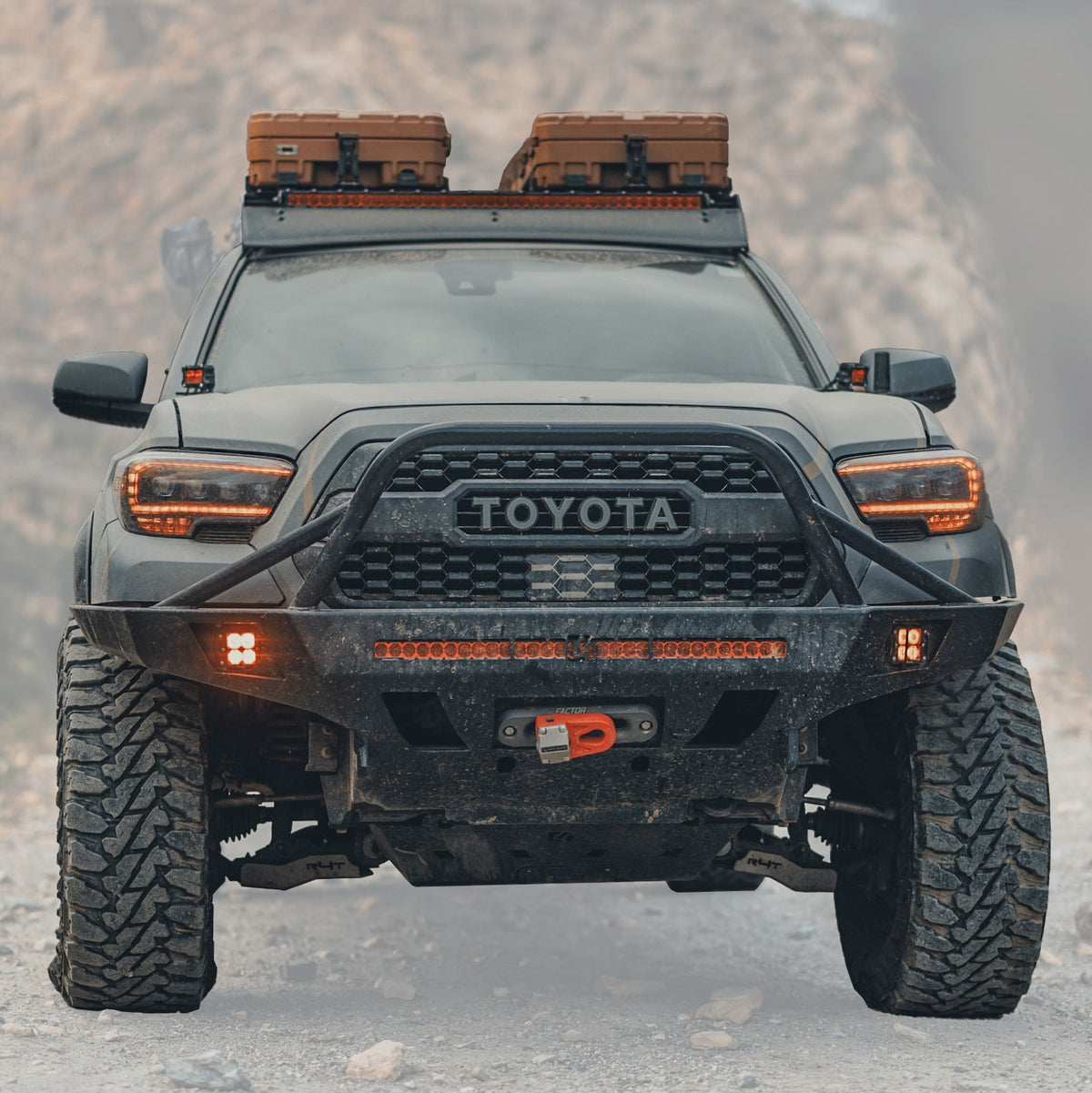 C4 Fabrication Tacoma Overland Front Bumper / 3rd Gen / 2016-2023