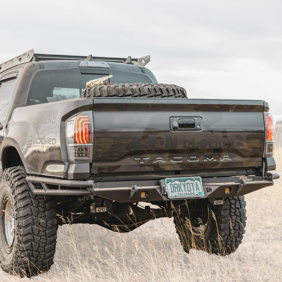 C4 Fabrication Tacoma Rock Runner High Clearance Rear Bumper / 3rd Gen / 2016-2023