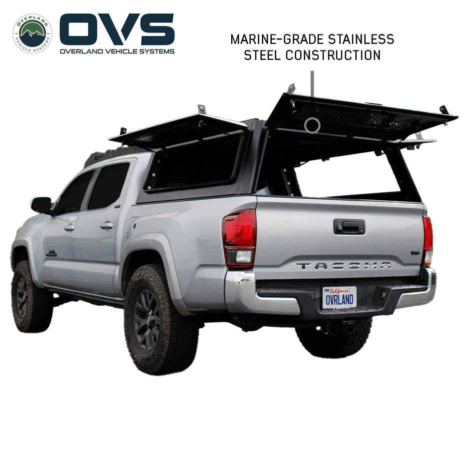 Overland Vehicle Systems Expedition PRO truck cap for 2016-2023 Toyota Tacoma - view 3