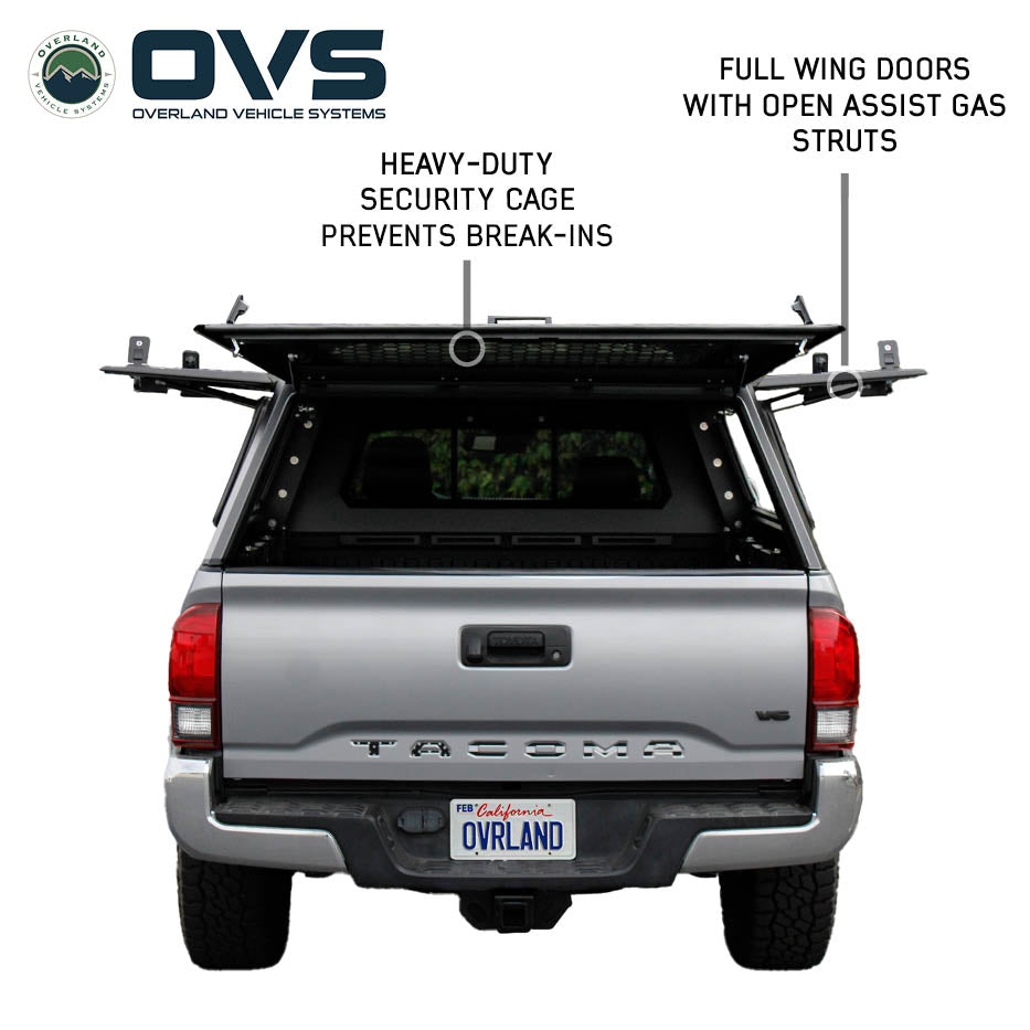 Overland Vehicle Systems Expedition PRO truck cap for 2016-2023 Toyota Tacoma - view 7