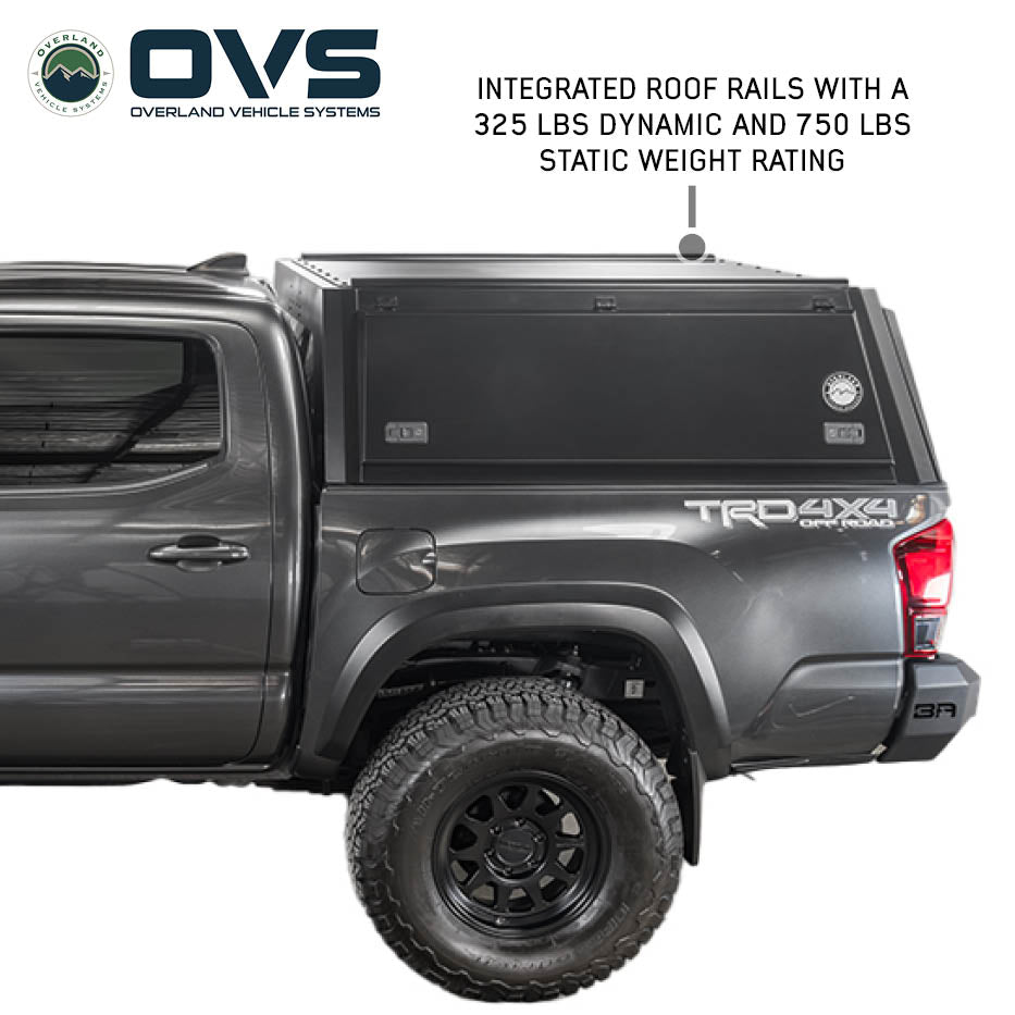 Overland Vehicle Systems Expedition PRO truck cap for 2016-2023 Toyota Tacoma - view 8