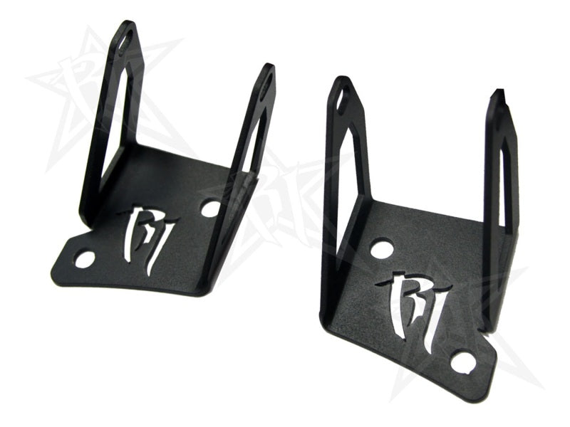 RIGID A-Pillar Light Mount Kit for Dually/D2 Lights, fits Jeep Wrangler