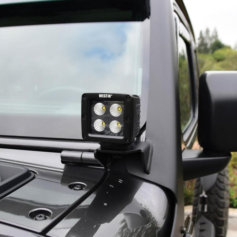 Westin Pillar LED Light Mount, 50 in. Bar, fits Jeep Wrangler