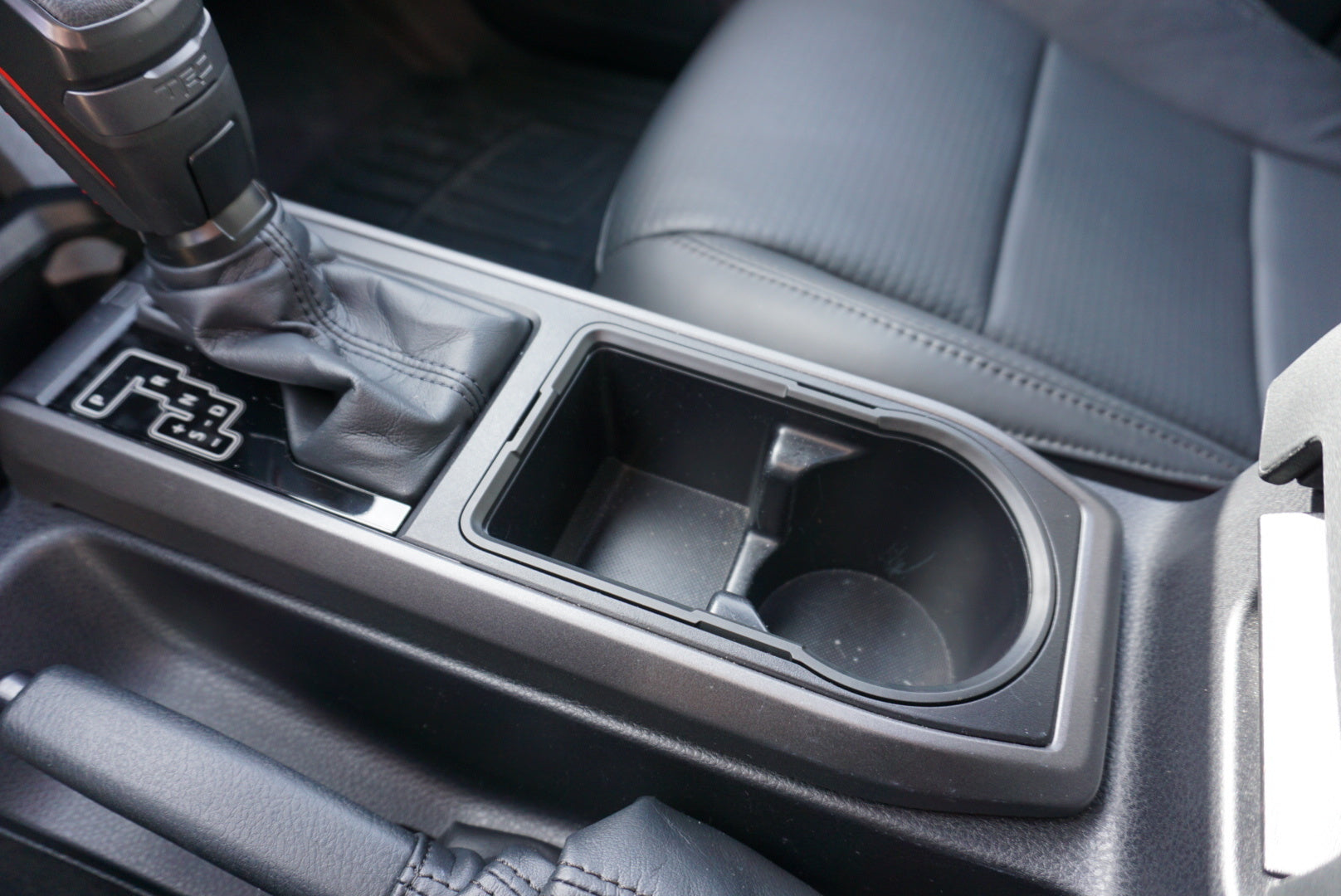 AJT DESIGN Cup Holder Ring (2016-2023 Tacoma) - BLACK - SKU 00246 - off-road overland product image