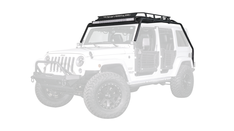 Body Armor 4x4 Windshield Light Bar, fits Jeep Wrangler