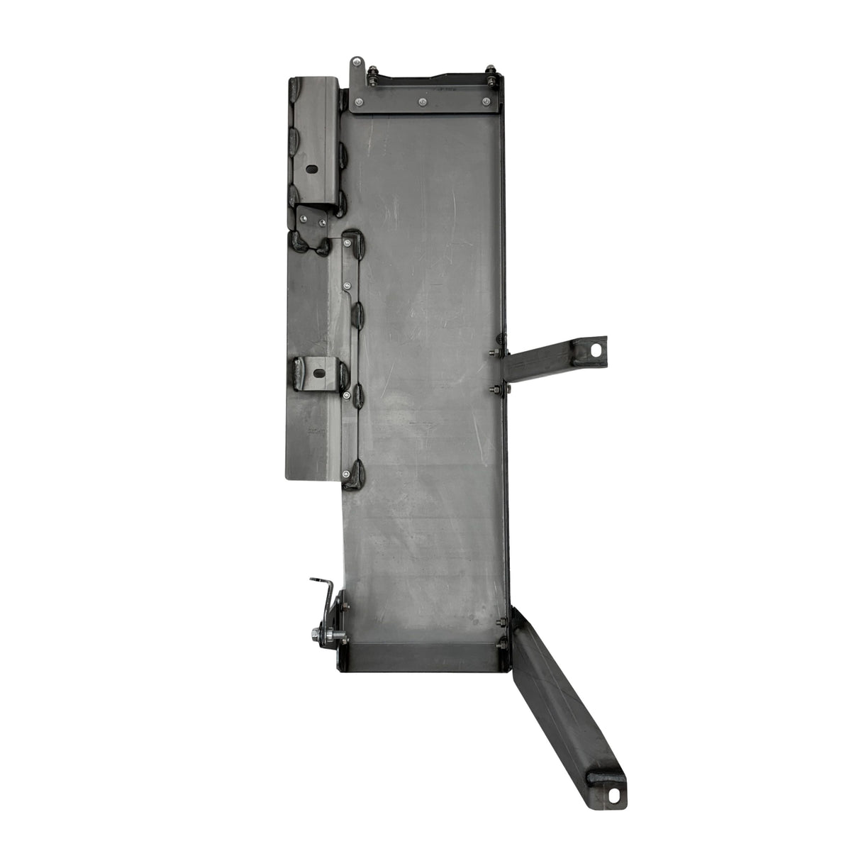 Clayton Off Road exhaust and resonator skid plate for Jeep Wrangler JL