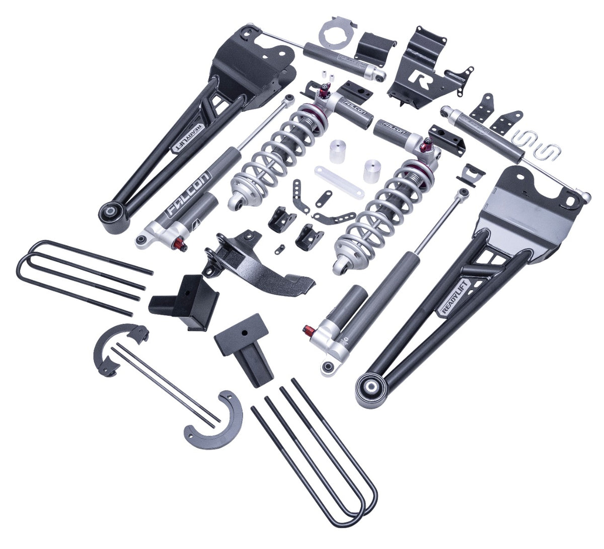 ReadyLIFT 4" Coilover Suspension System with Falcon MAX3.3 Shocks and Radius Arms - 2023-2026 Ford Super Duty - view 2