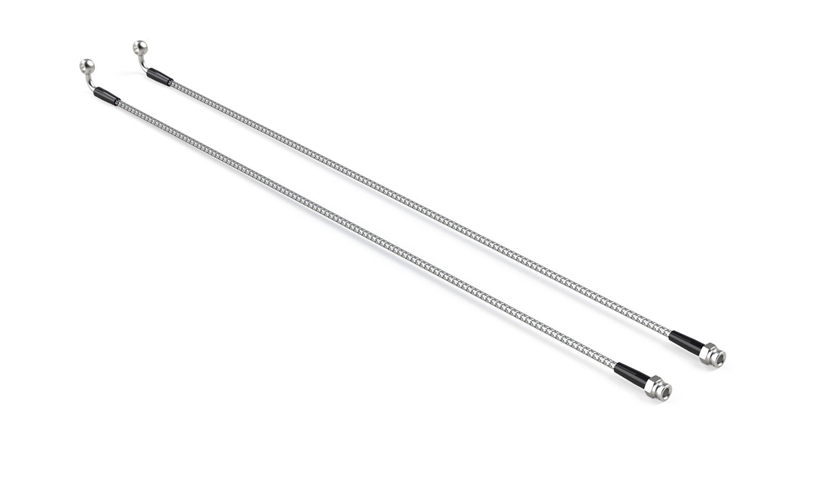 TeraFlex JL / JT: 33" Stainless-Steel Braided Brake Line Kit - Rear