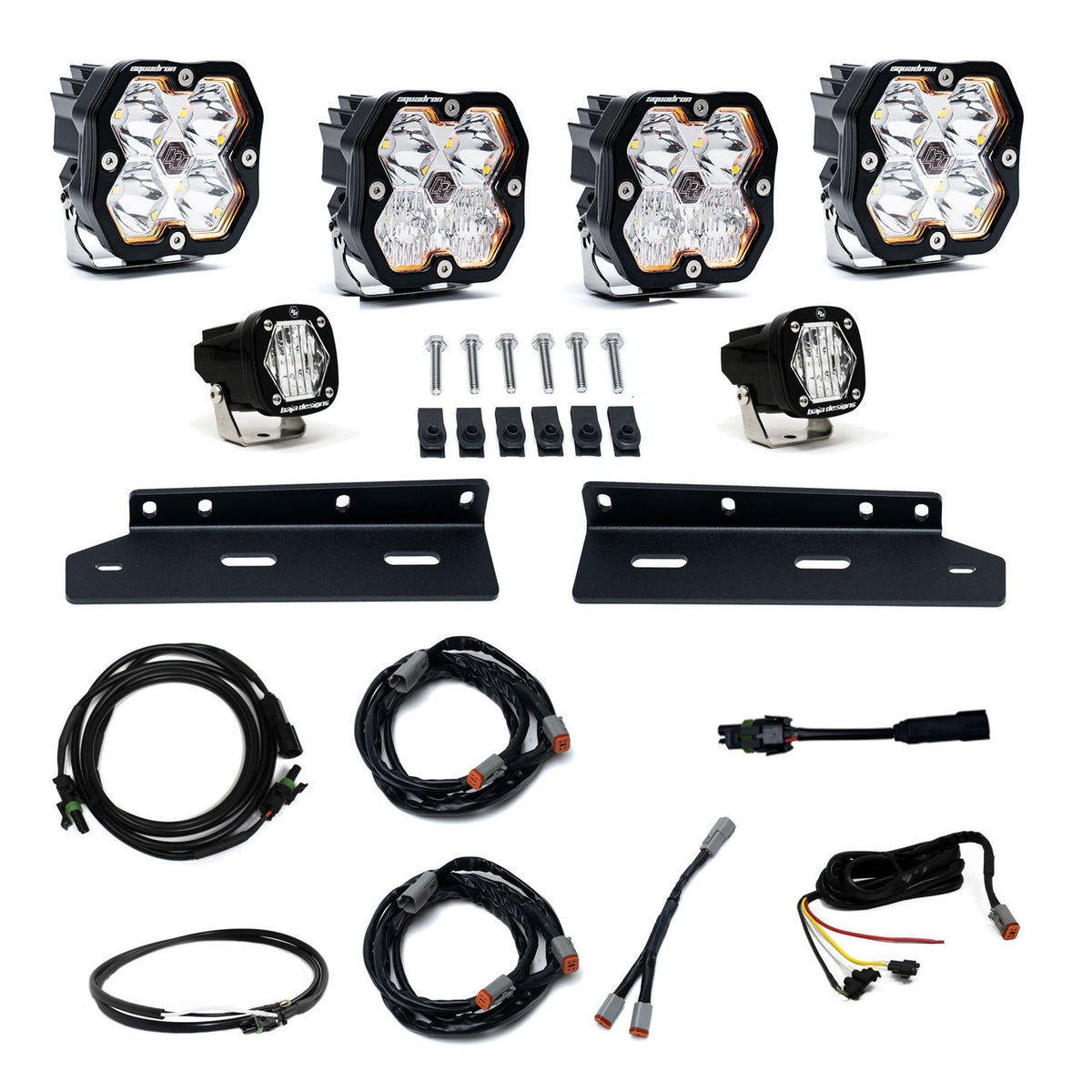Baja Designs Squadron 2.0 Sport/S1 Fog Pocket Light Kit - Ford 2021-26 F-150 Raptor