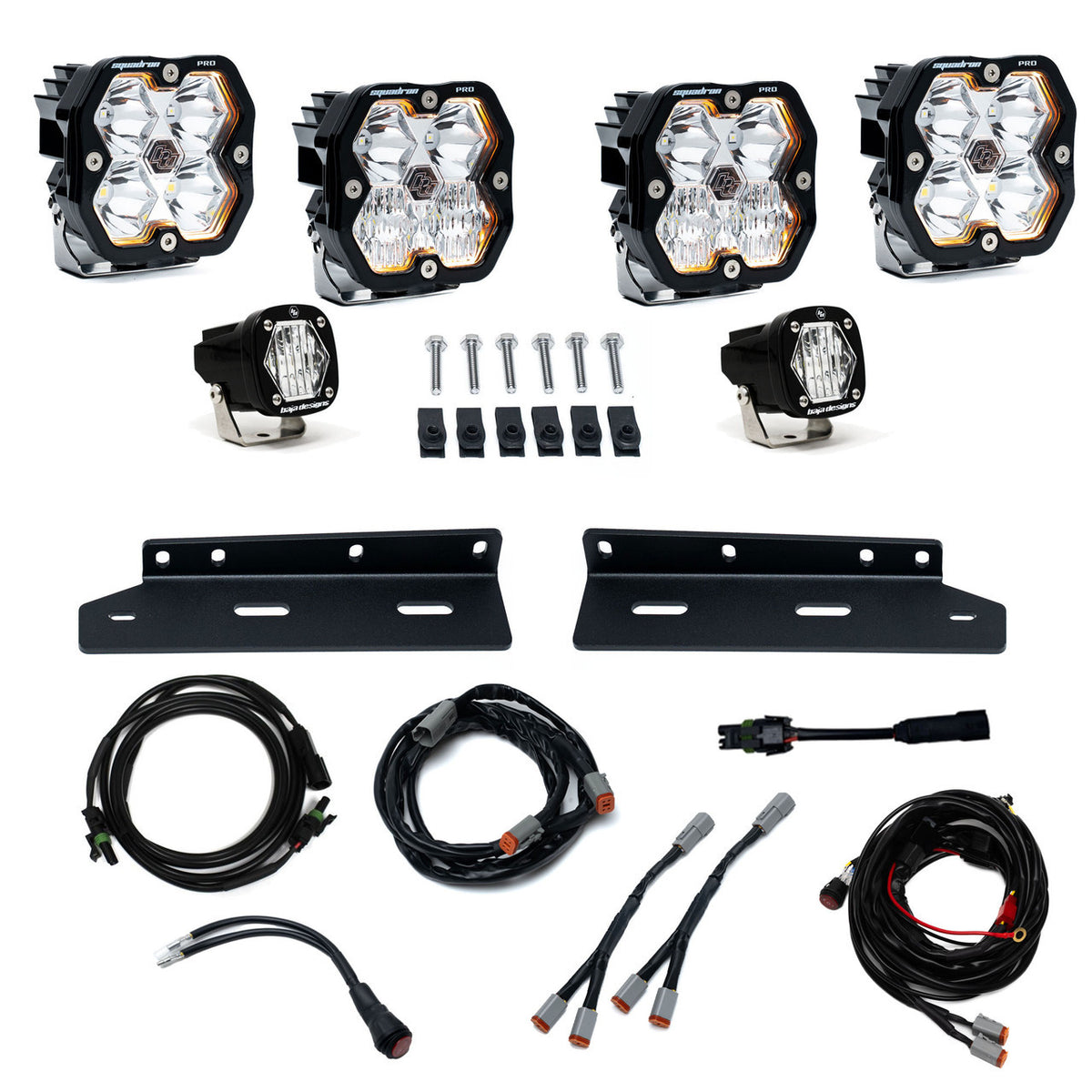 Baja Designs Squadron 2.0 Pro/S1 Fog Pocket Light Kit - Ford 2021-26 F-150 Raptor