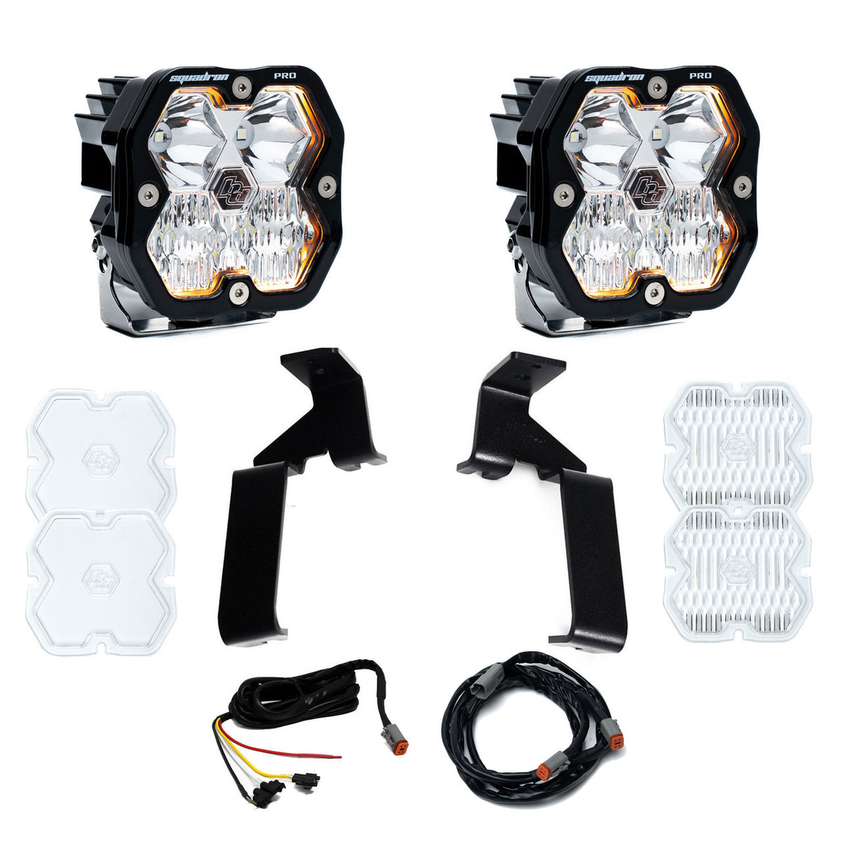 Baja Designs Squadron 2.0 Pro A-Pillar Light Kit - Ford 2021-26 F-150 Raptor, 2024-26 F-150 Raptor 37/R