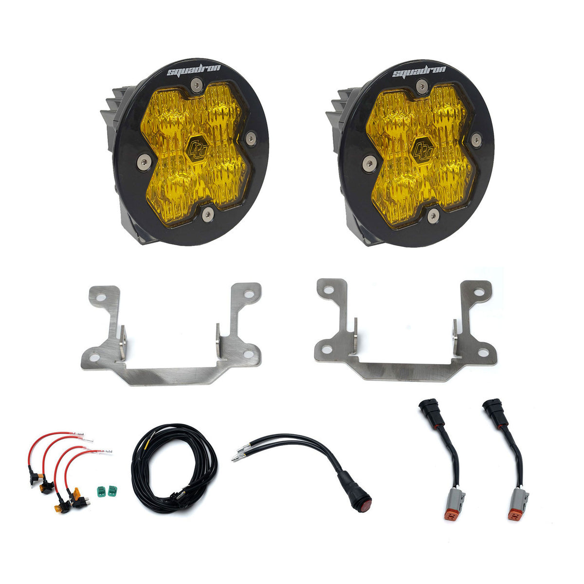 Baja Designs Squadron 2.0 Sport Fog Pocket Light Kit - RAM 2019-25 2500/3500; Note: Big Horn