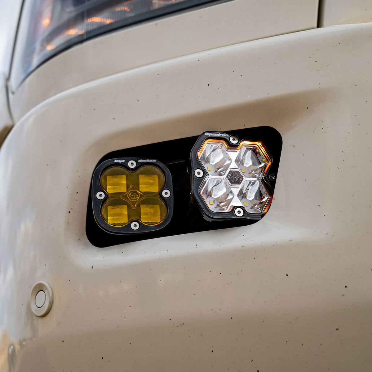 Baja Designs Squadron 2.0 Sport/Squadron SAE Dual Fog Pocket Light Kit - RAM 2009-12 1500; 2010-18 2500/3500
