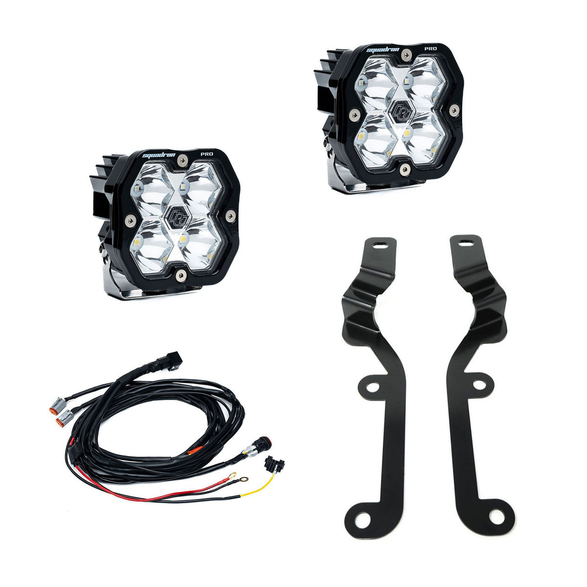 Baja Designs Squadron 2.0 Pro A-Pillar Light Kit - Chevy 2019-2026 Silverado 1500