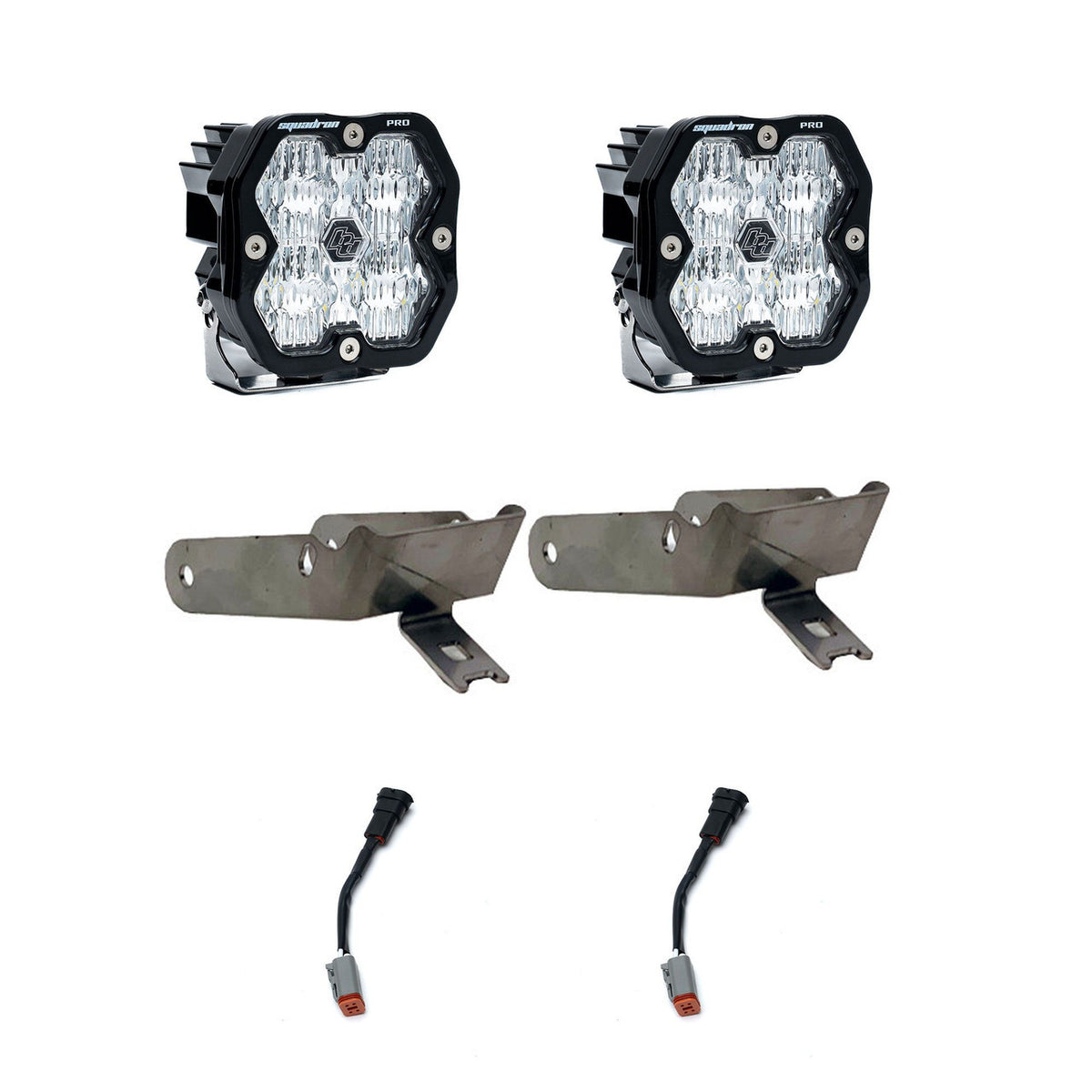 Baja Designs Squadron 2.0 Pro Fog Pocket LIght Kit - Ford 1999-10 F-250/350 Super Duty