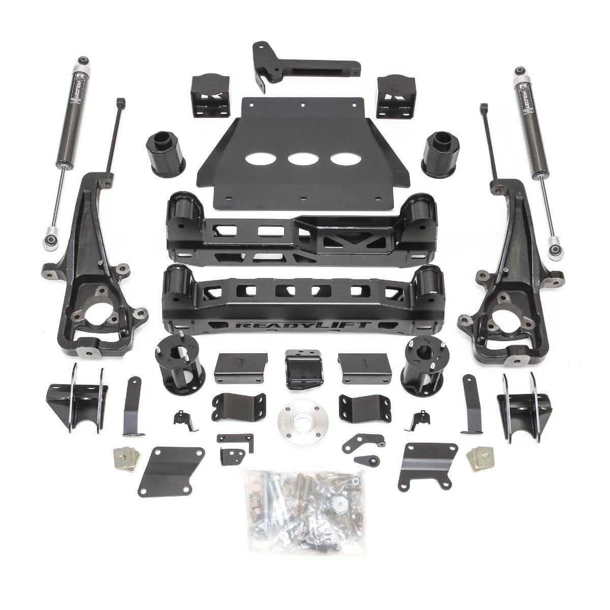 ReadyLIFT 6" Lift Kit With Falcon Shocks - Ram 1500 With Factory Air Suspension & 22" Wheels With Big Bore Knuckle - 2019-2024