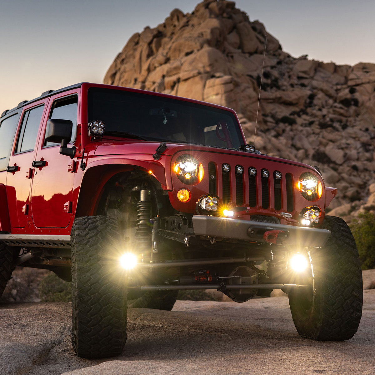 Baja Designs S1 Knuckle Pods Light Kit - Jeep 2018-2026 JL Wrangler/JT Gladiator
