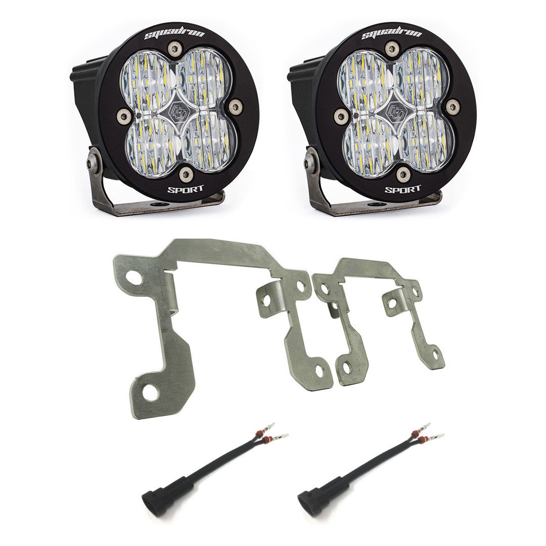 Baja Designs Ford Squadron Sport Fog Pocket Light Kit - Ford 2019-2023 Ranger; 2021-2025 Bronco NOTE: w/ OE Plastic Bumper