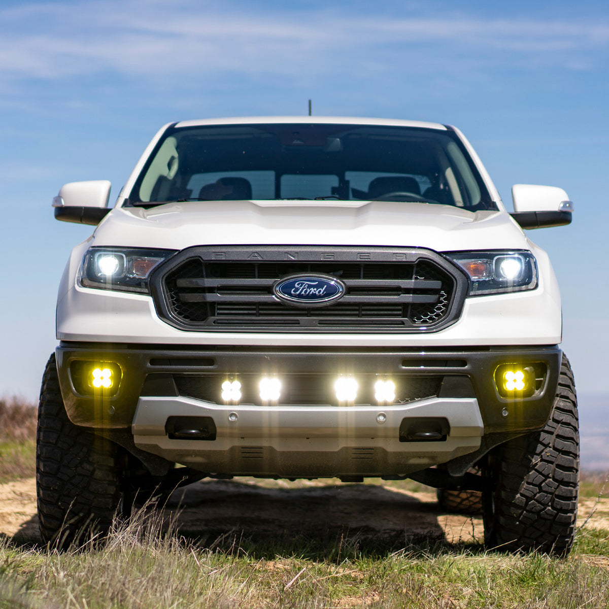 Baja Designs Ford Squadron Sport Grille Light Kit - Ford 2019-2023 Ranger