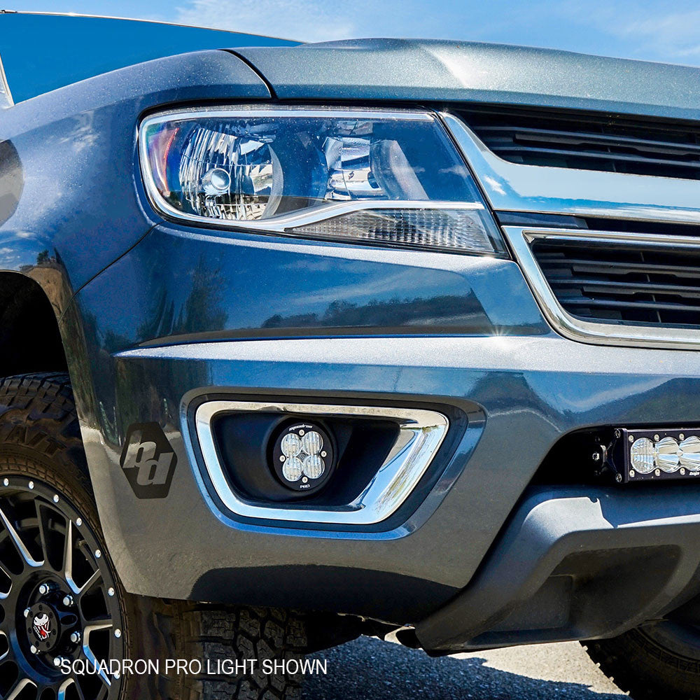 Baja Designs Chevy/GMC Squadron SAE Fog Pocket Light Kit - Chevy/GMC 2015-19 Colorado/Canyon / Silverado/Sierra 2500/3500HD